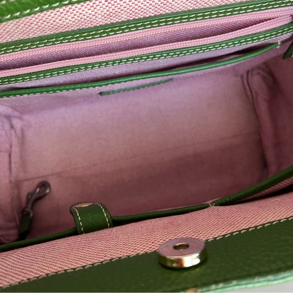 Dooney & Bourke Green Leather Bag - EUC - Picture 6 of 13